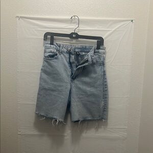 Light Blue Denim Shorts